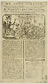 Thumbnail for 'Full, and particular account of Mr. John Jobling, a gentleman's son, near London, whose father left him an estate of 120 l. a year. He married a lady of great fortune and beauty, but soon deserted her for the company of a wicked harlot, whom he kept in great style, to the utter neglect of his own family. Having ruined his fortune, he frequented a noted gambling-house in town, where the devil appeared to a large company of them as they were profanely playing at cards and dice on the blessed sabbath night. In a fit of madness, having lost every farthing he had in the word [sic], he went home and killed his wife and child'