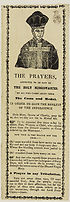 Thumbnail for 'Prayers, appointed to be said by the holy missionaries, by all who carry about them the cross and medal, in order to gain the benefit of the indulgence'
