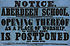 Thumbnail for 'Notice. Aberdeen School'