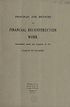 Thumbnail for 'Principles and methods of financial reconstruction work undertaken under the auspices of the League of Nations'