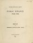 Thumbnail for 'Public finance, 1928-1935'