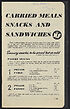 Thumbnail for 'Carried meals, snacks and sandwiches'