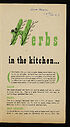 Thumbnail for 'Herbs in the kitchen'