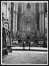 Thumbnail for 'N.436 - View of the altar in Amiens Cathedral showing the protective measures taken inside the Cathedral'