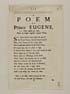 Thumbnail for 'Poem on Prince Eugene'
