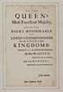 Thumbnail for '[Page 1] - To the Queen’s most excellent Majesty, and to the Right Honourable the Lords Commissioners for the union of both kingdoms'