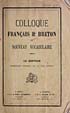Thumbnail for 'Colloque français & breton, ou, Nouveau vocabulaire'