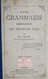 Thumbnail for 'Petite grammaire lexicologique du premier âge'