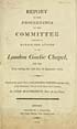 Thumbnail for 'Report of the proceedings of the committee appointed to manage the affairs of the London Gäelic Chapel for the year ending ... September, 1810, etc'