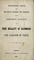 Thumbnail for 'Historical facts and explanations regarding the succession to the lordships, baronies and free regality of Drummond and Earldom of Perth'
