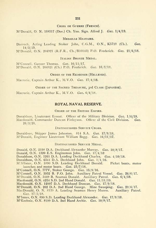 (235) Page 231 - Royal Naval Reserve