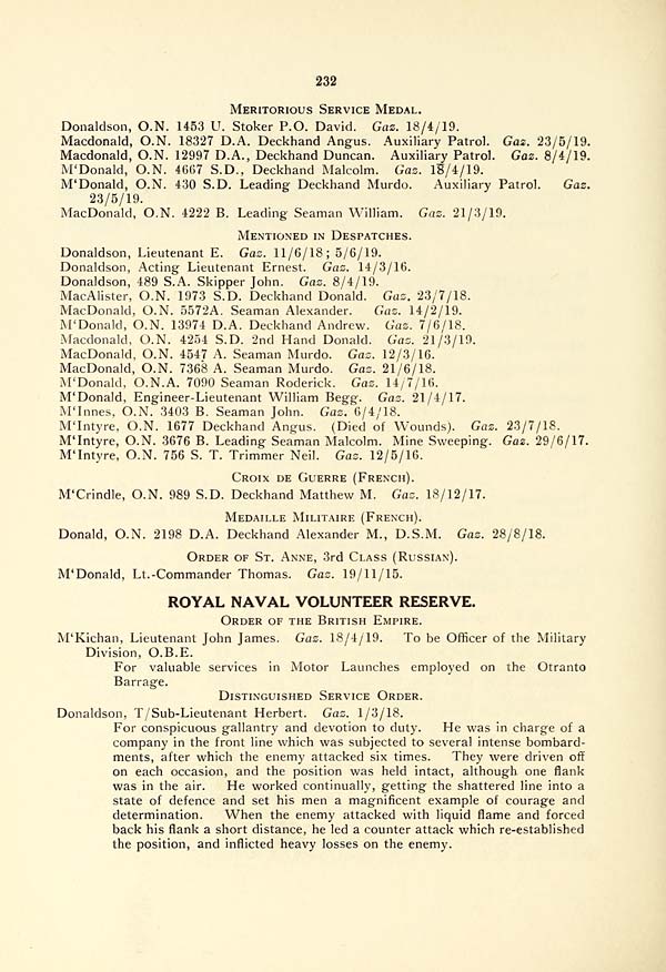 (236) Page 232 - Royal Naval Volunteer Reserve