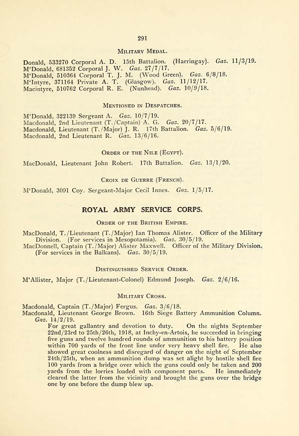 (295) Page 291 - Royal Army Service Corps