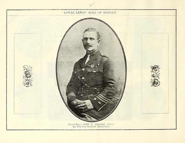 (64) Photograph - Brevet-Major John N. Macrae, D.S.O