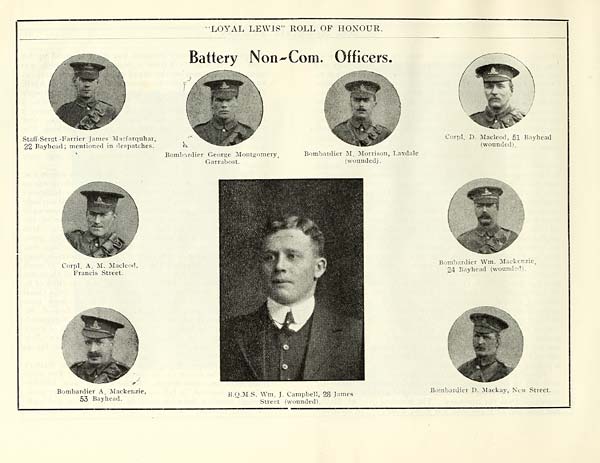 (72) Photographs - Battery non-com. [non-commissioned] officers