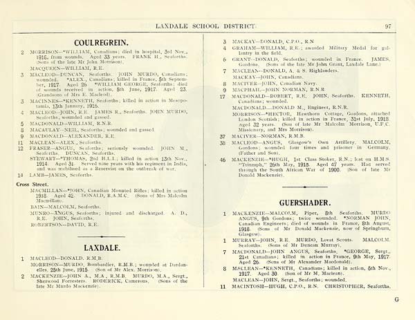 (117) Page 97 - Coulregrein -- Laxdale -- Guershader