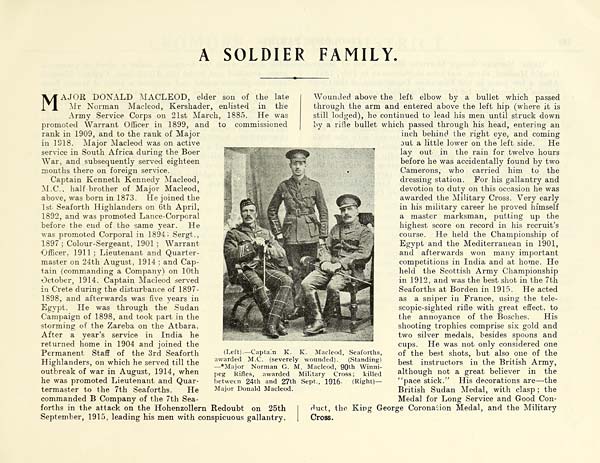 (307) Photograph - Soldier family