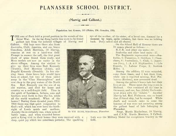 (310) Photograph - Planasker School District -- Marvig and Calbost
