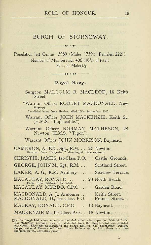 (55) Page 49 - Burgh of Stornoway -- Royal Navy