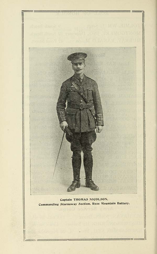 (64) Photograph - Captain Thomas Nicolson