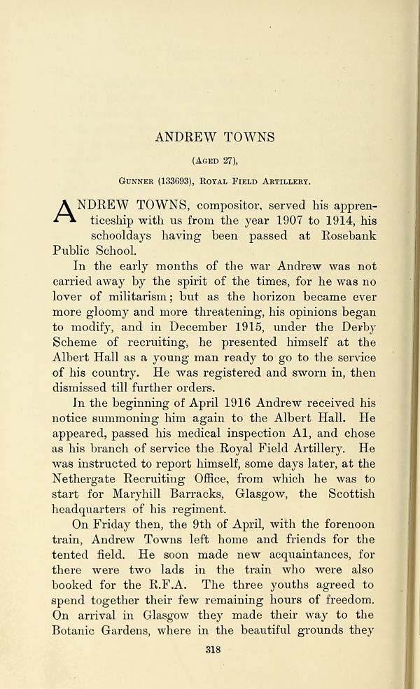 (322) Page 318 - Andrew Towns (Aged 27)