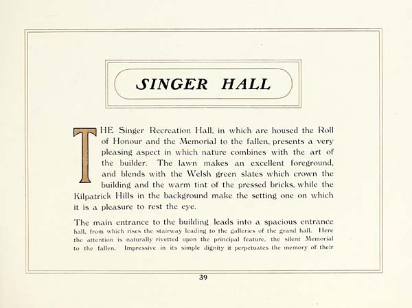 (43) Page 39 - Singer Hall