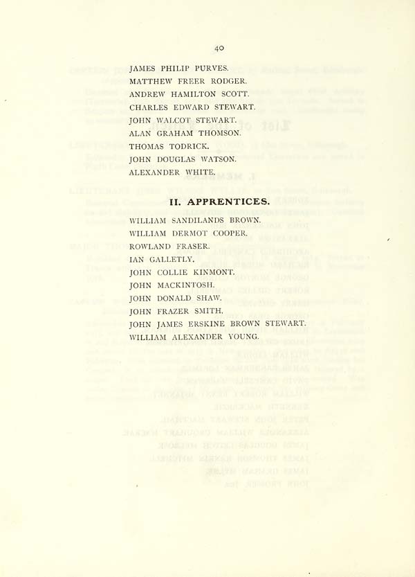 (50) Page 40 - Apprentices: Brown -- Young