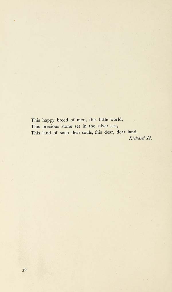 (40) Page 36 - This happy breed of men, this little world