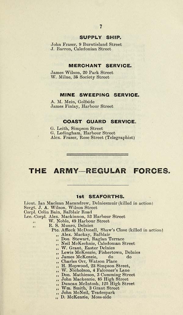 (9) Page 7 - Army -- Regular Forces