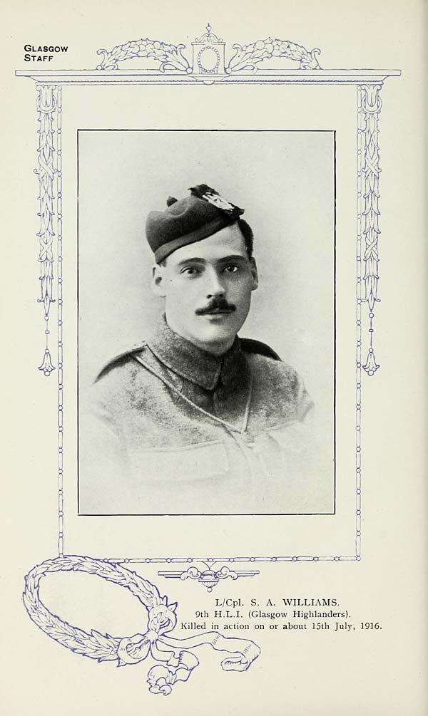(104) Portrait - Lance Corporal S. A. Williams