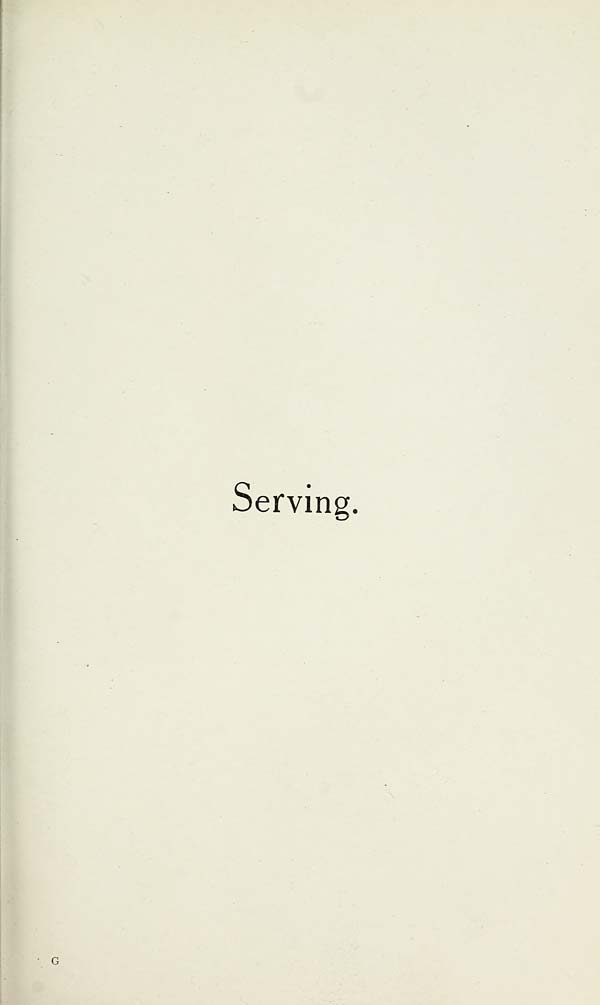 (157) Divisional title page - Serving