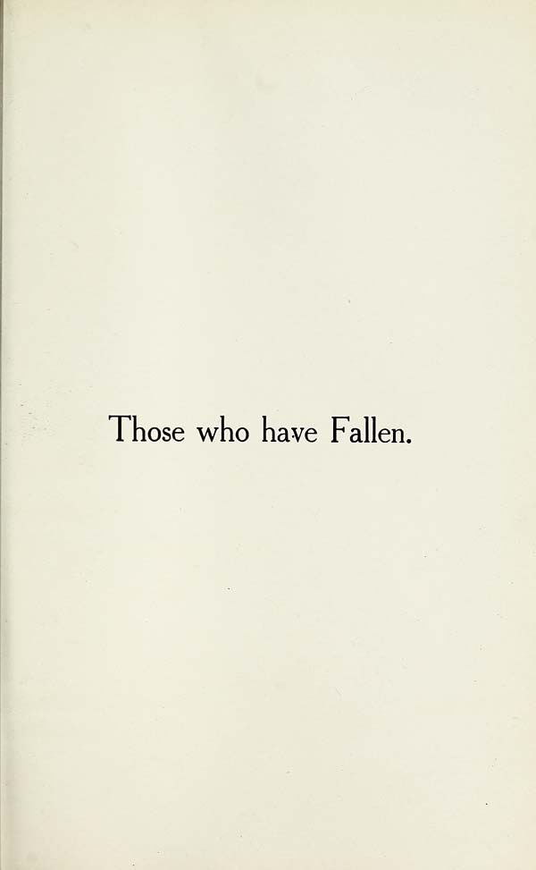 (187) Divisional title page - Those who have fallen