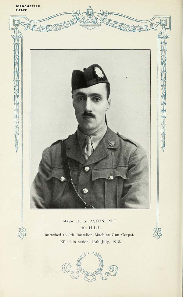 (282) Portraits - Major H. S. Aston, M.C. (Military Cross)