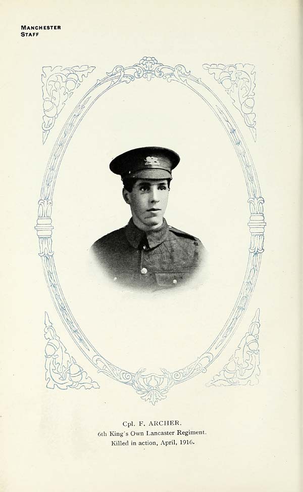 (286) Portrait - Corporal F. Archer