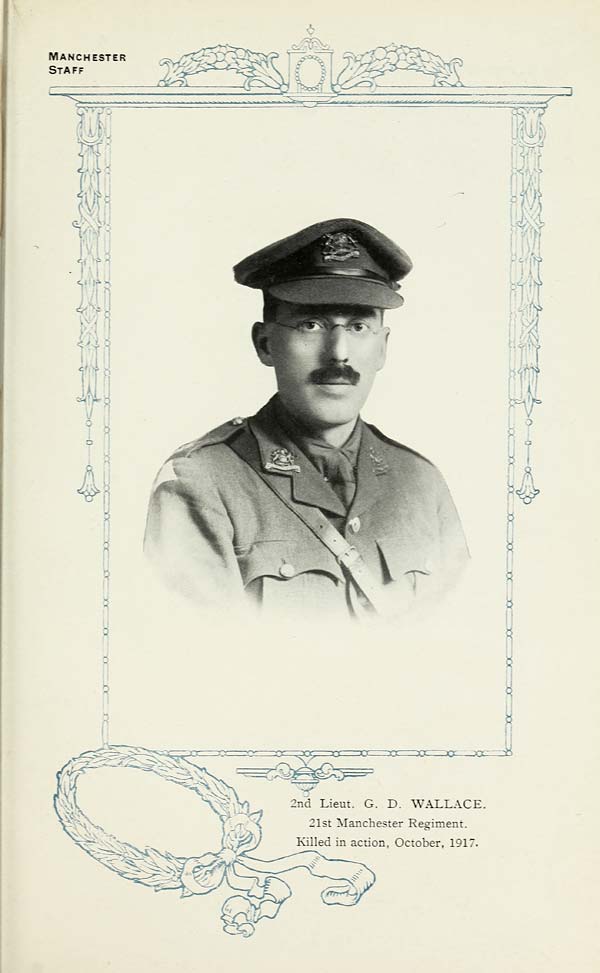 (293) Portrait - Second Lieutenant G. D. Wallace