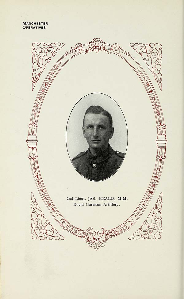 (360) Portrait - Second Lieutenant J. Heald, M. M. (Military Medal)