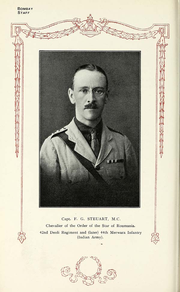 (438) Portrait - Captain F. G. Steuart, M.C. (Military Cross)