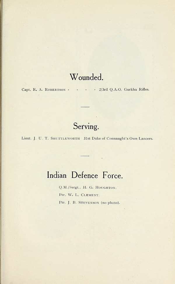 (529) [Page 517] - Wounded; Serving; Indian Defence Force