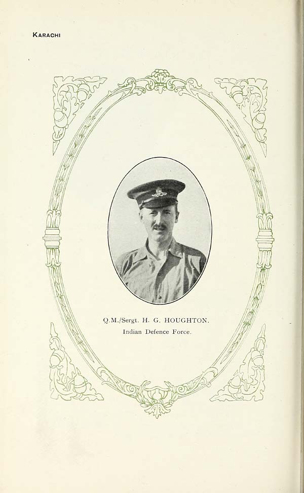 (532) Portrait - Quartermaster/Sergeant H. G. Houghton