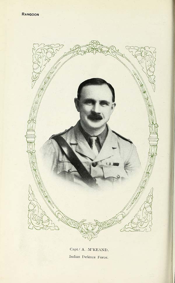 (542) Portrait - Capt. A. McKeand, Indian Defence Force