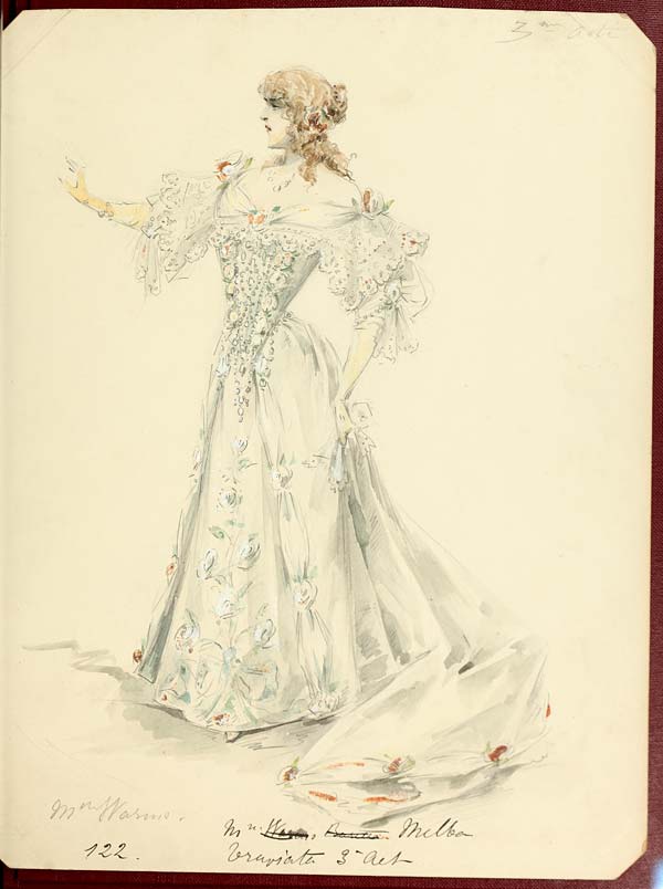 (7) Illustration - Melba Traviata -- 3ℯ Act
