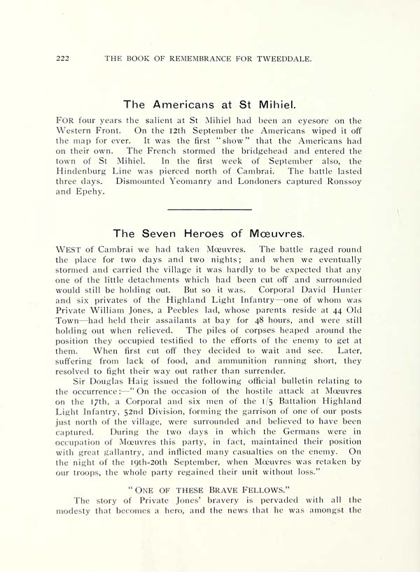 (234) Page 222 - Americans at St Miheil -- Seven heroes of Moeuvres