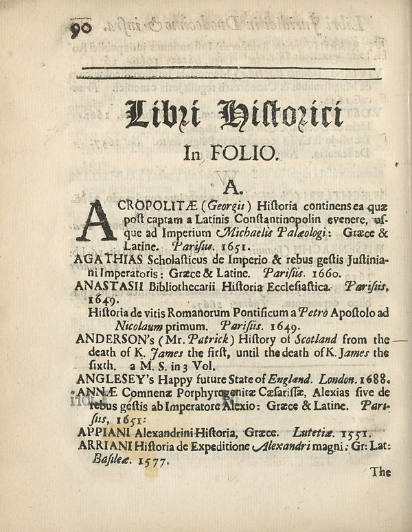 (116) Page 90 - LIBRI HISTORICI IN FOLIO