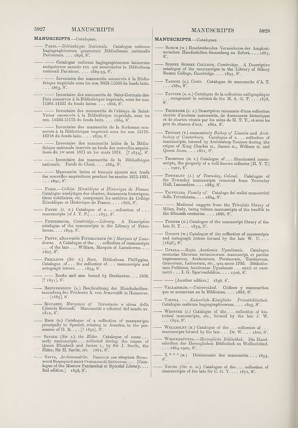 (442) Columns 5927 and 5928 - 
