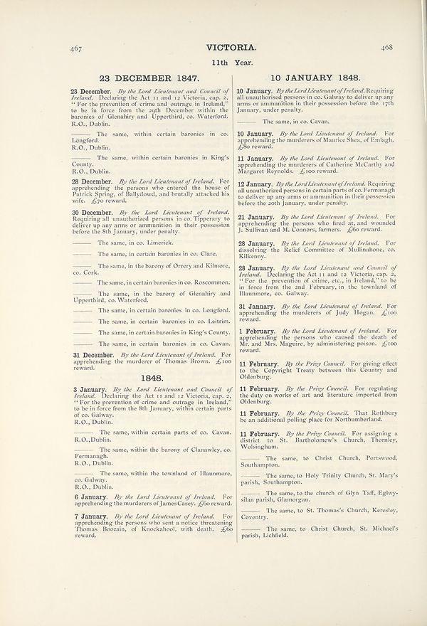 (278) Columns 467 and 468 - 