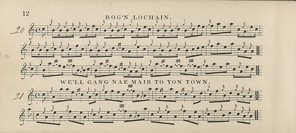 (28) Page 12 - Bog'n lochain -- We'll gang nae mair to yon town