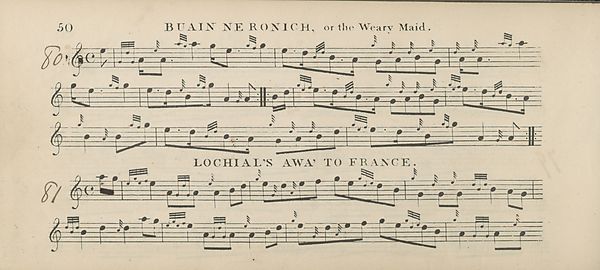 (66) Page 50 - Bruain Neronich or Weary Maid -- Lochial's awa' to France