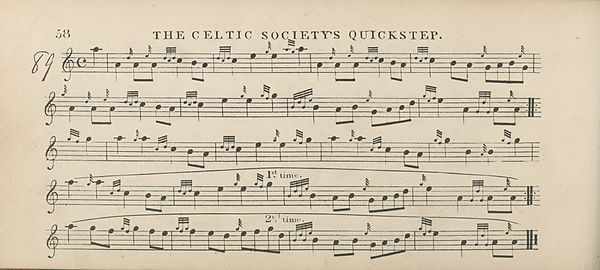 (74) Page 58 - Celtic society's quickstep