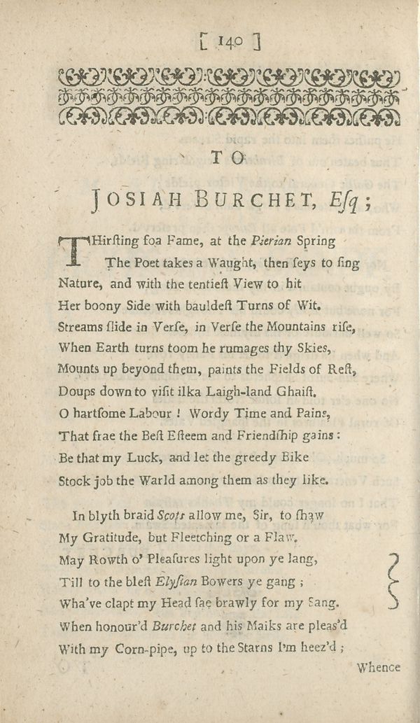 (168) Page 140 - To Josiah Burchet, esq