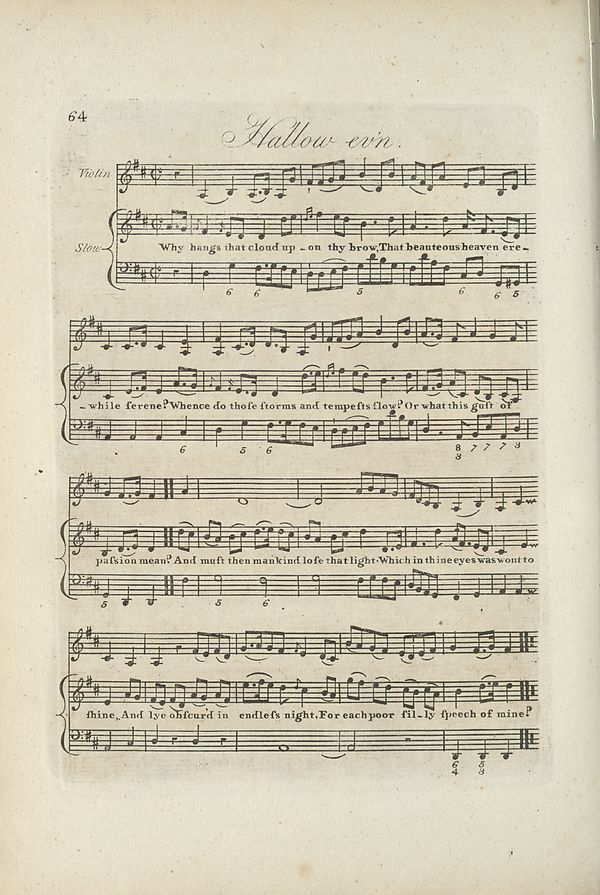 (140) Page 64 - Hallow ev'n (music)